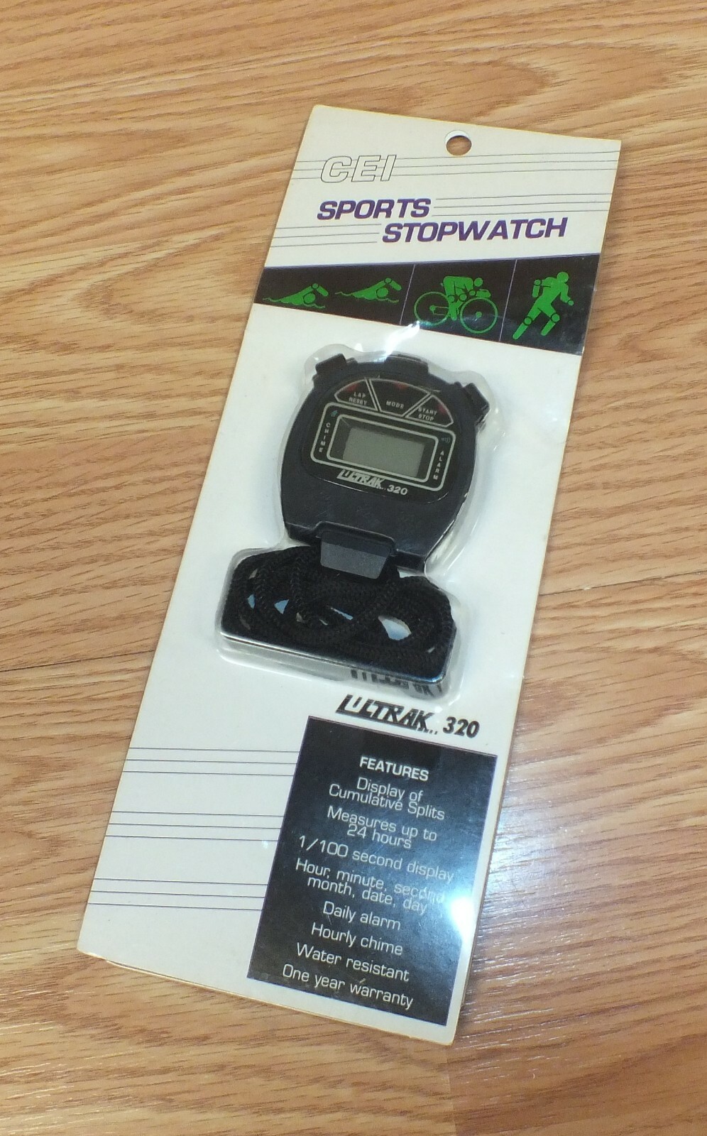 CEI Ultrak (320) Sports Stop Watch- Athletic Timing & Measurement Up To 24 Hours
