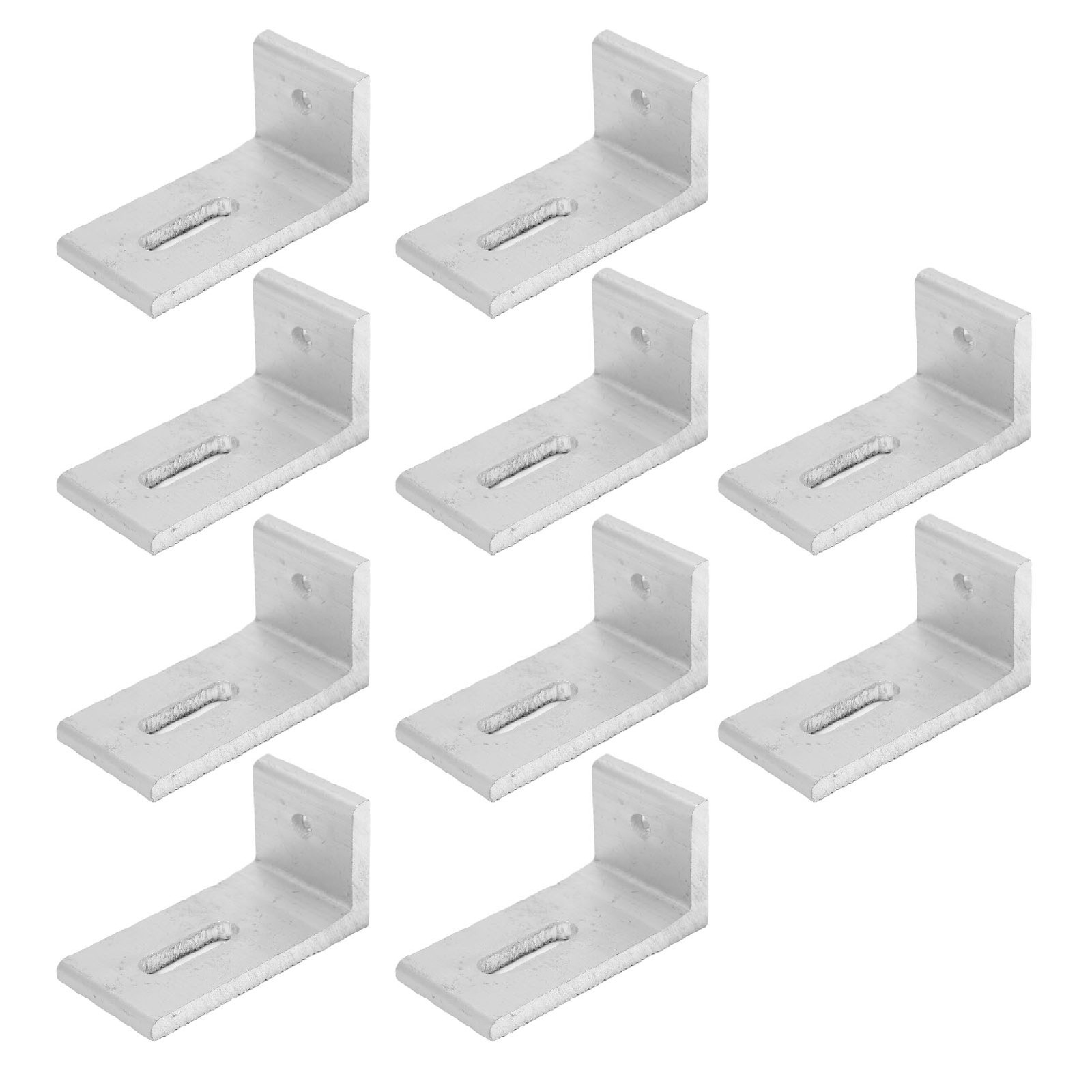 10PCS L Foot Solar Mount Aluminum Alloy Photovoltaic Panel Mounting Bracket N