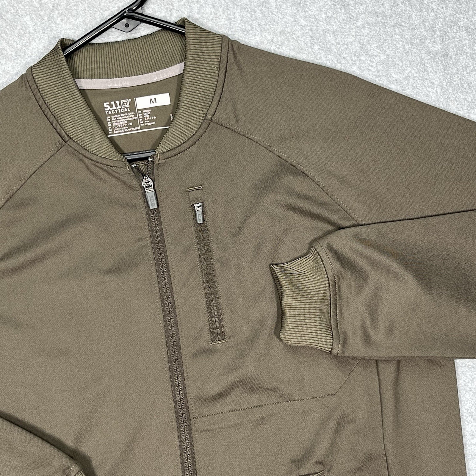 5.11 Tactical Jacket Blayr Bomber Women’s Medium Ranger Green Chest Pocket