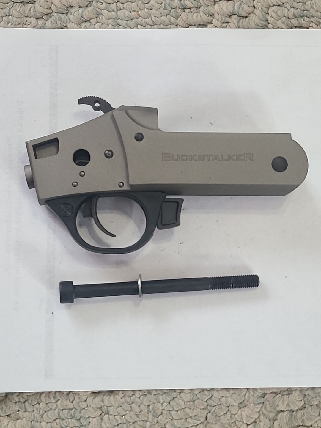 Traditions Buckstalker  Muzzleloader Black Powder Trigger Assembly + Stock Bolt