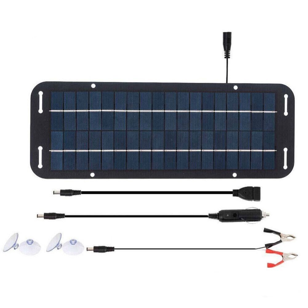 30W Solar Panel 18V Charging Camping Supply Doubles Output for current