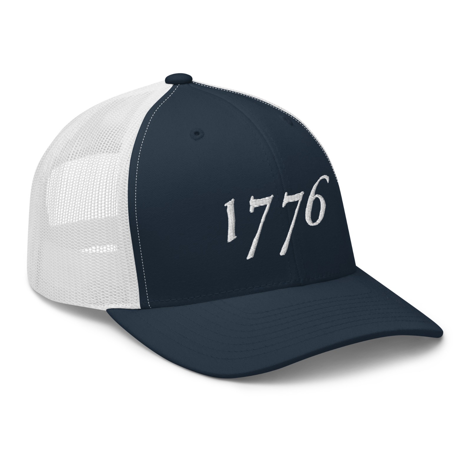 1776 Trucker Hat Declaration of Independence July 4th 250th, White