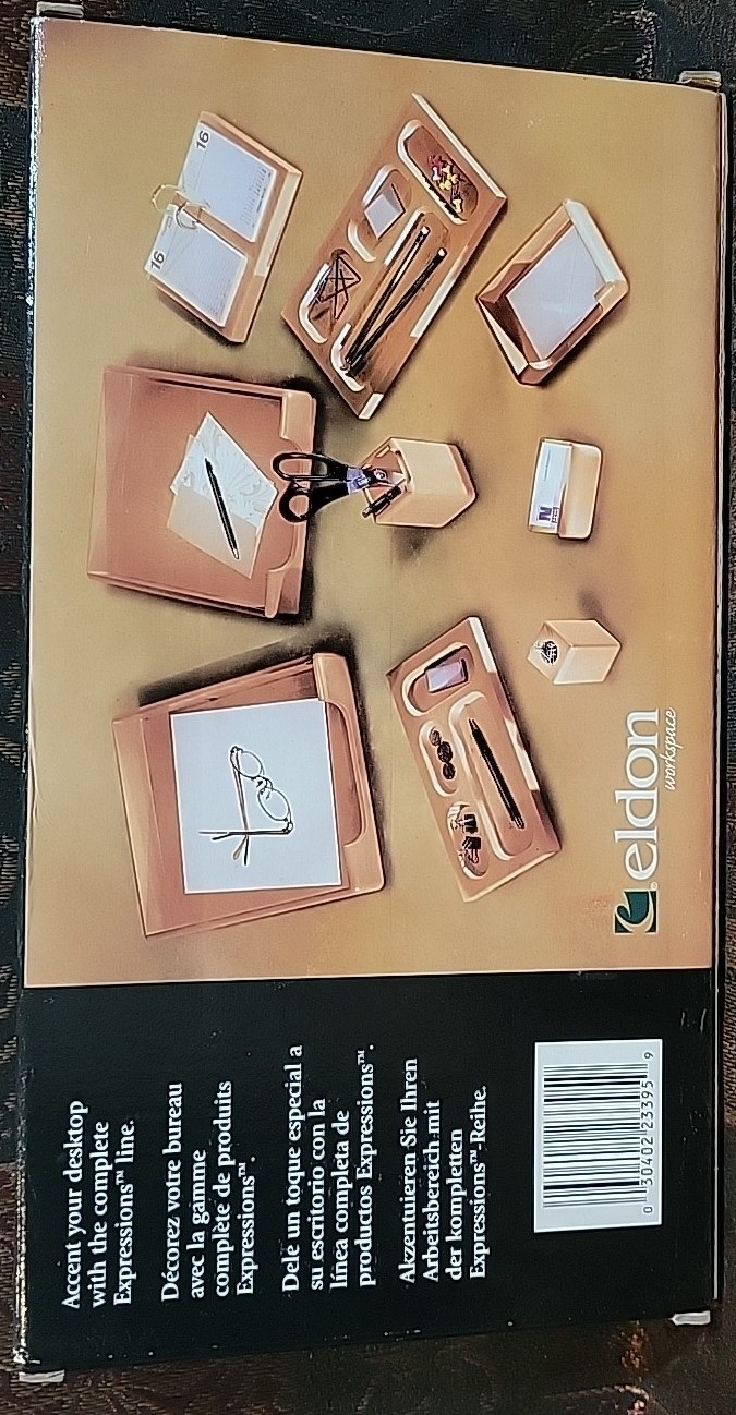 Eldon Expressions Oak Supply Organizer