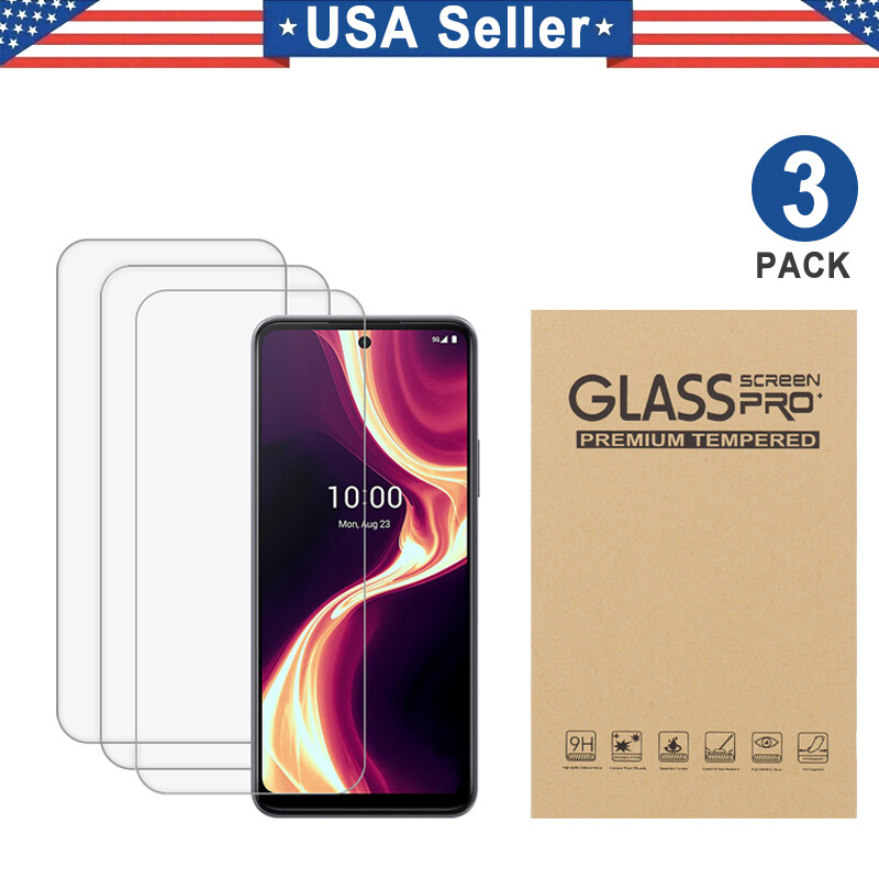 3PCS Tempered Glass Screen Protector Boost Mobile Celero 5G 5G Plus