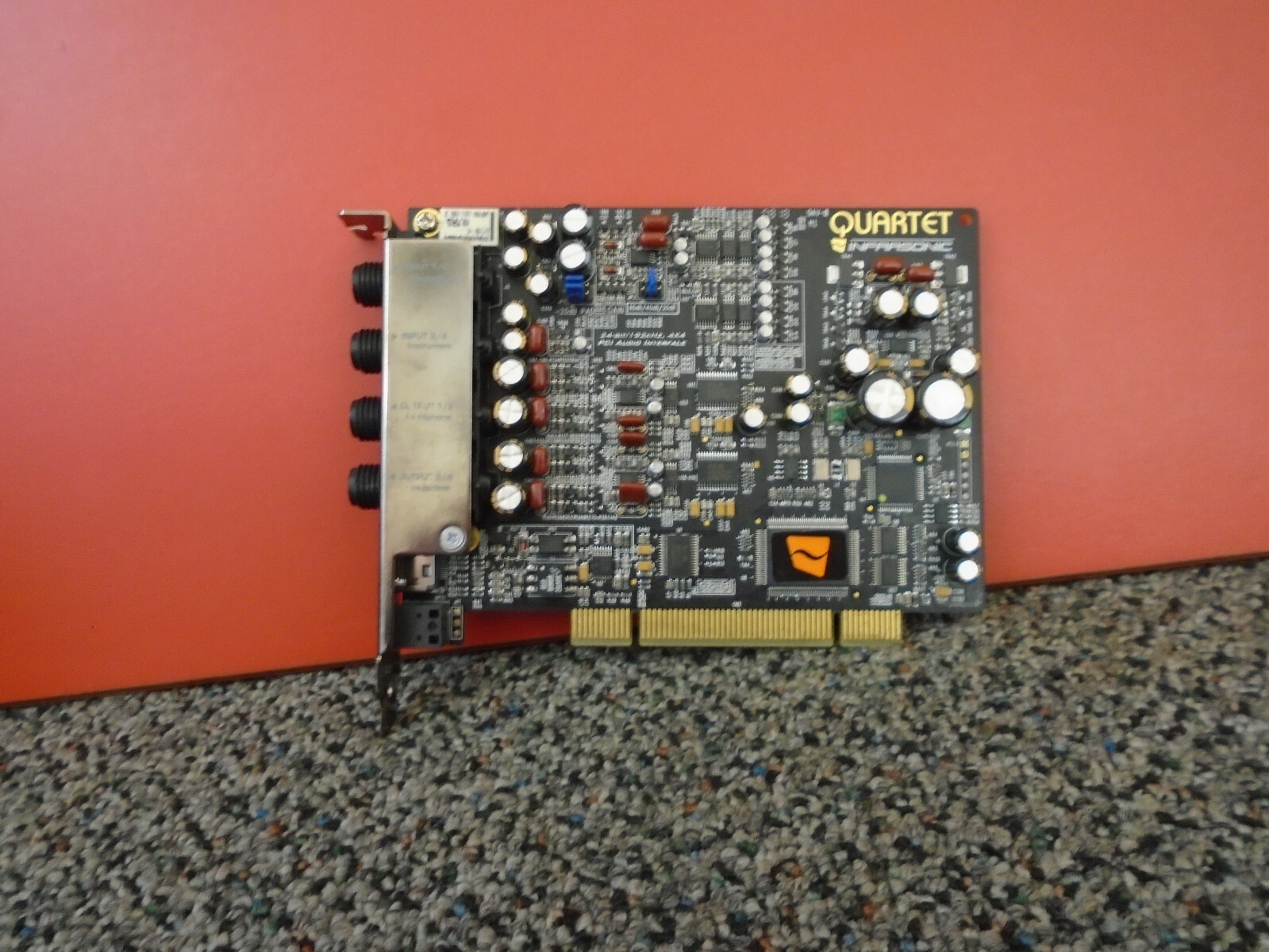 QUARTET INFRRSONIC 24-BIT/192KHZ 4*4 PCI AUDIO INTERFACE HDMI