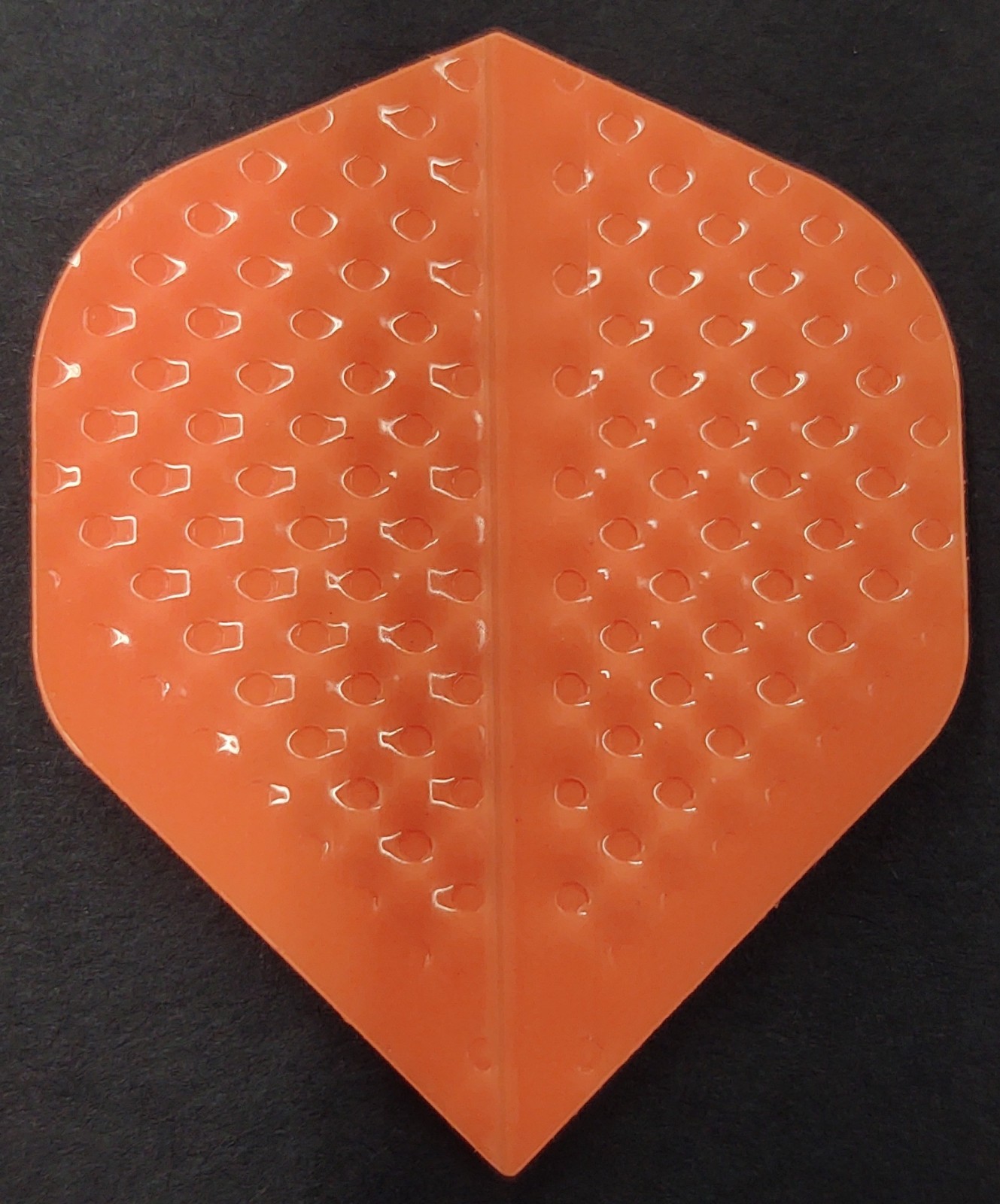 ORANGE Dimplex Dart Flights: 3 per set