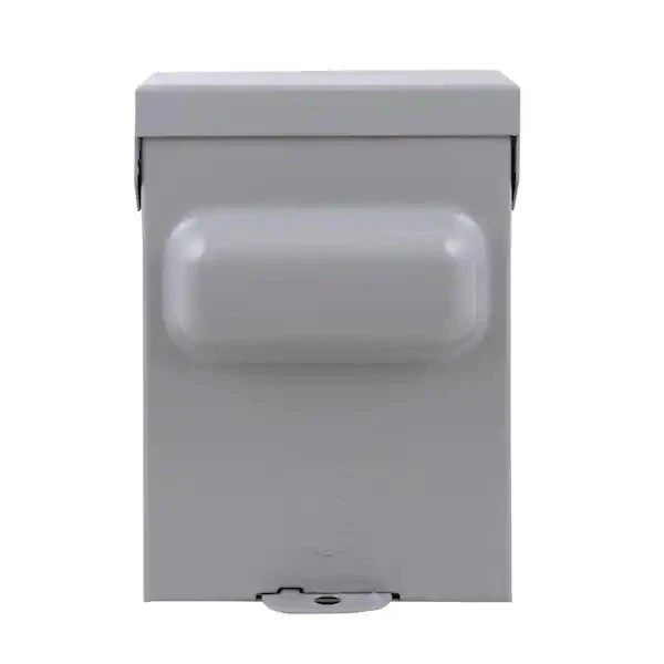 GE 30-Amp 120/240-Volt Fused AC Disconnect Gray TF30RCP