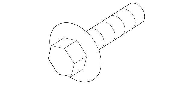 Genuine Ford Radiator Support Panel Bolt W718108-S900