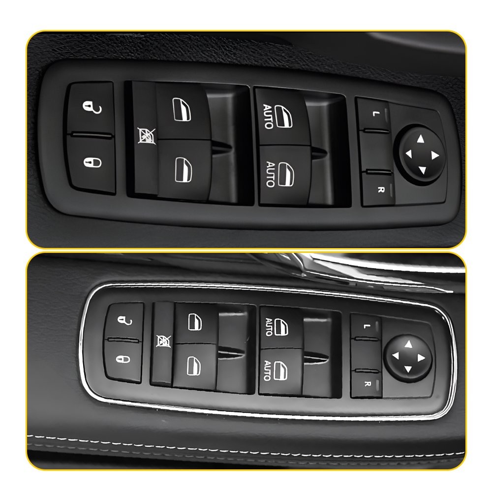 Front Driver Side Master Power Window Control Switch For Jeep Cherokee 2014-2017