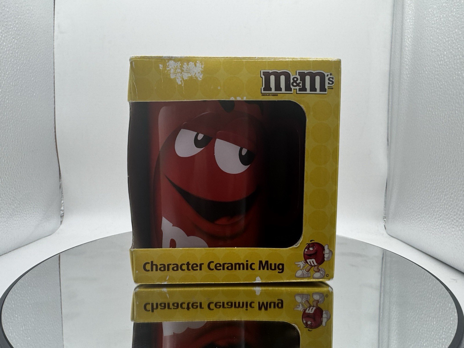 M&M Coffee Mug Red 2011 Mars Officially Licensed 12 Oz Mug