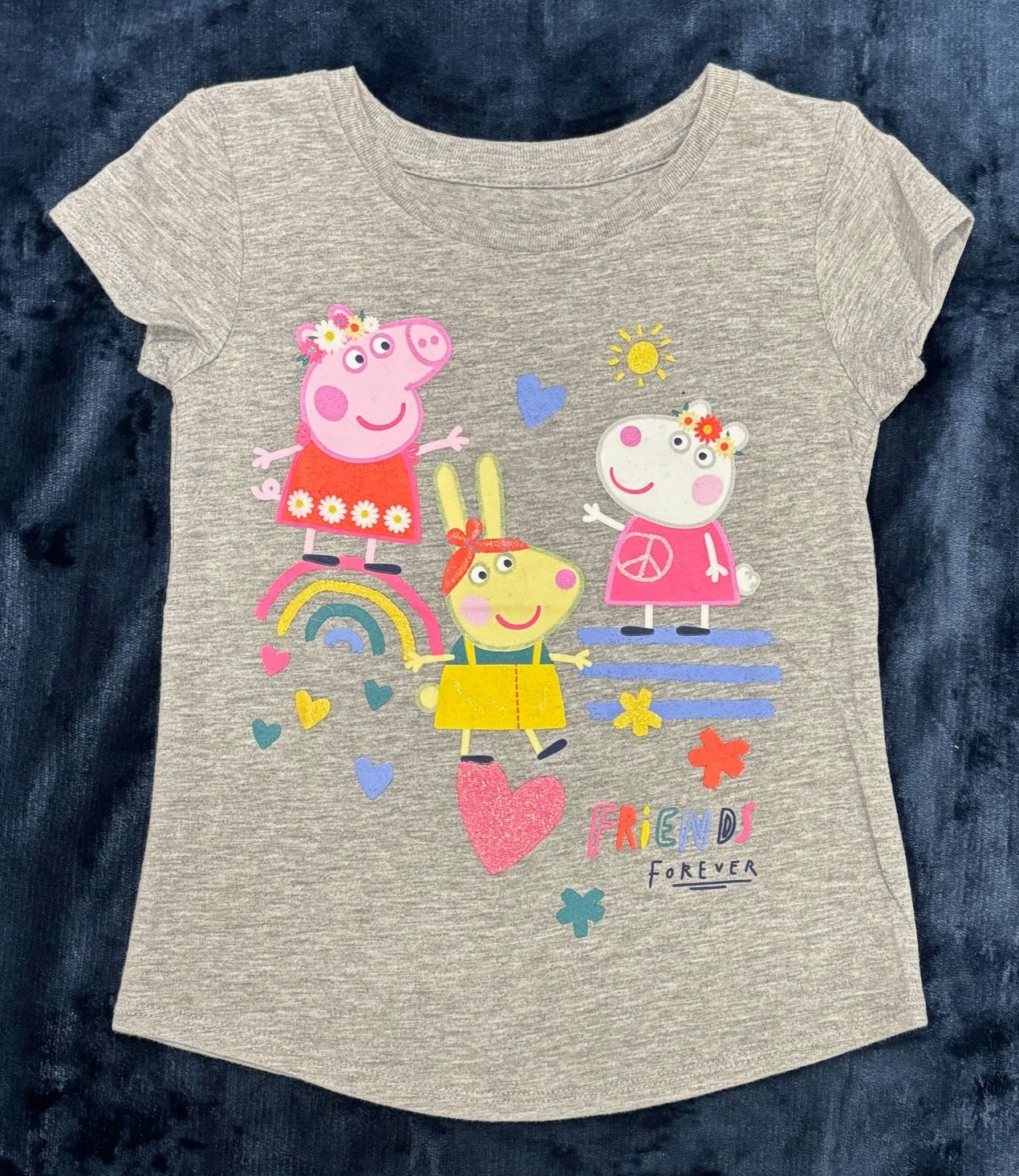 JUMPING BEANS GRAY PEPPA PIG COLLECTIBLE TEE TOP SHIRT