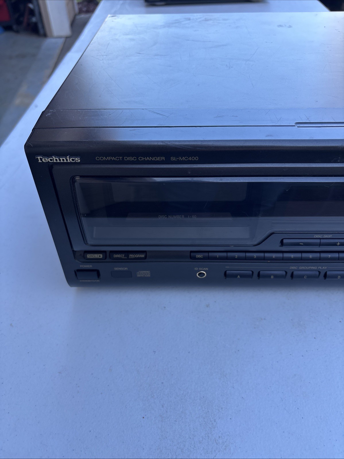 technics sl-mc400 -CD DISC CHANGER~FOR PARTS NOT WORKING