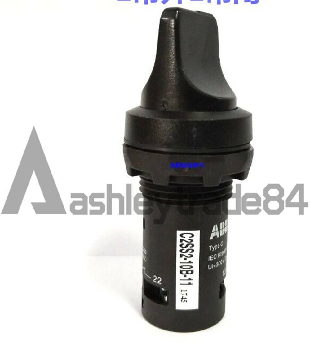 10PCS ABB Two-position Selector Switch C2SS2-10B-11 Self-locking Type New