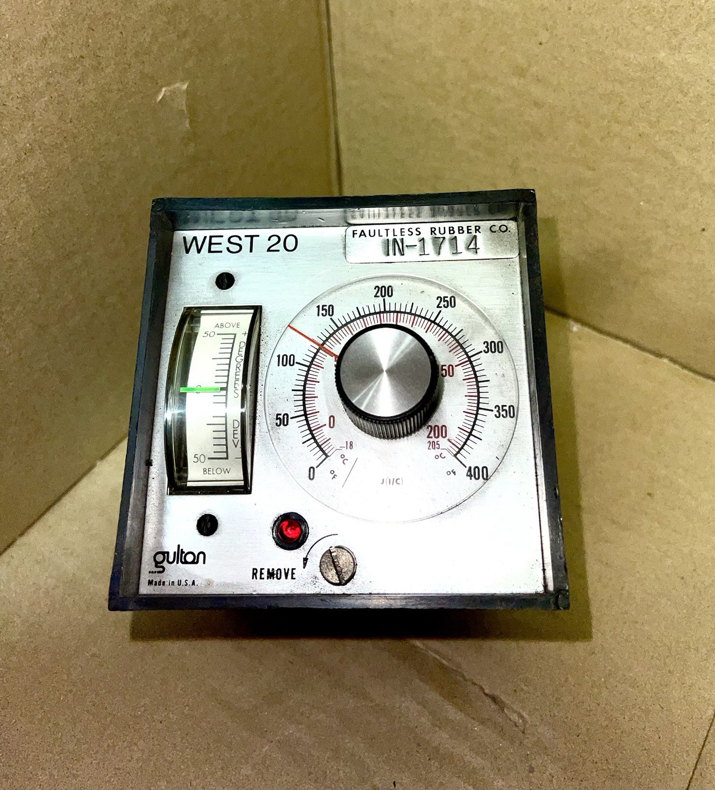 Gulton West 20 Temperature Controller Range 0-400 Degree Fahrenheit NEW OPEN BOX