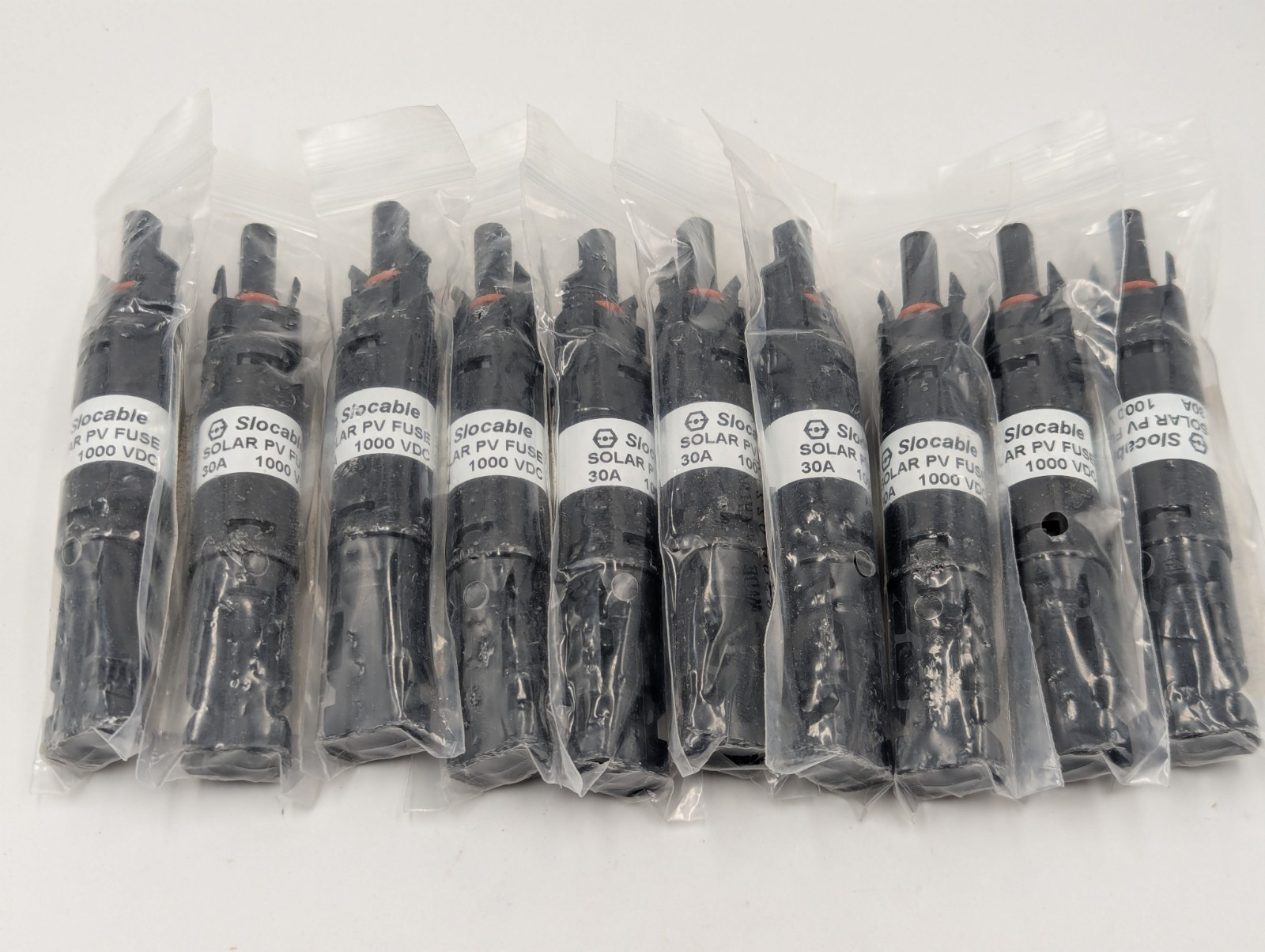 Renogy 30 Amp ANL Solar Fuse Connector 1000v In-Line Fuse Holder, Lot Of 10 Pcs