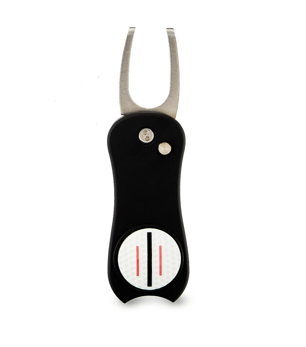 ATHLETIC WORKS Spring-Assisted Divot Tool-brand New/Ball Marker/Sharpener.