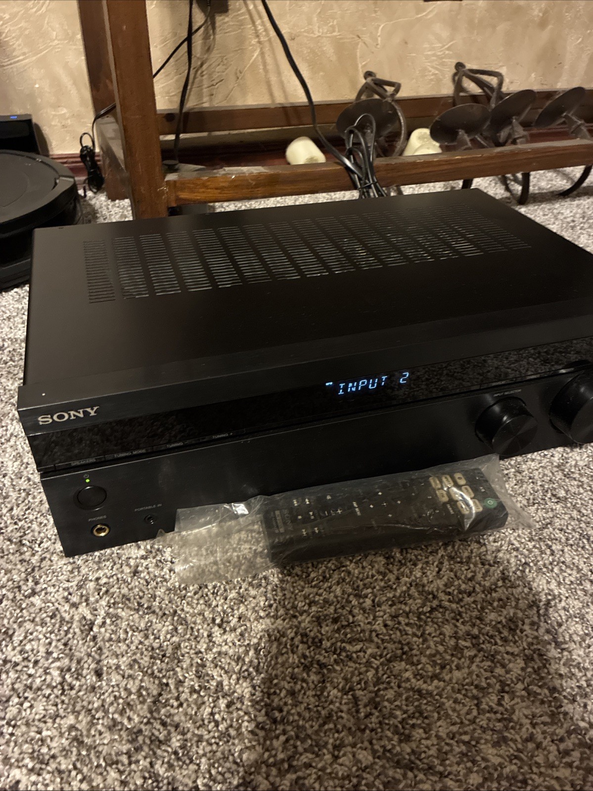 Sony STRDH190 Bundle Stereo Receiver - Black W/ Remote UNTESTED PARTS ONLY