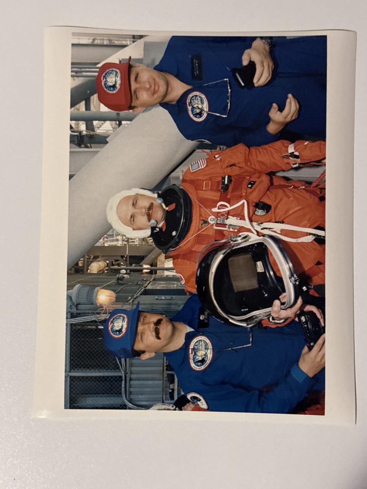 NASA STS-71 Mir Crew Countdown Demonstration Exercise Press Photo