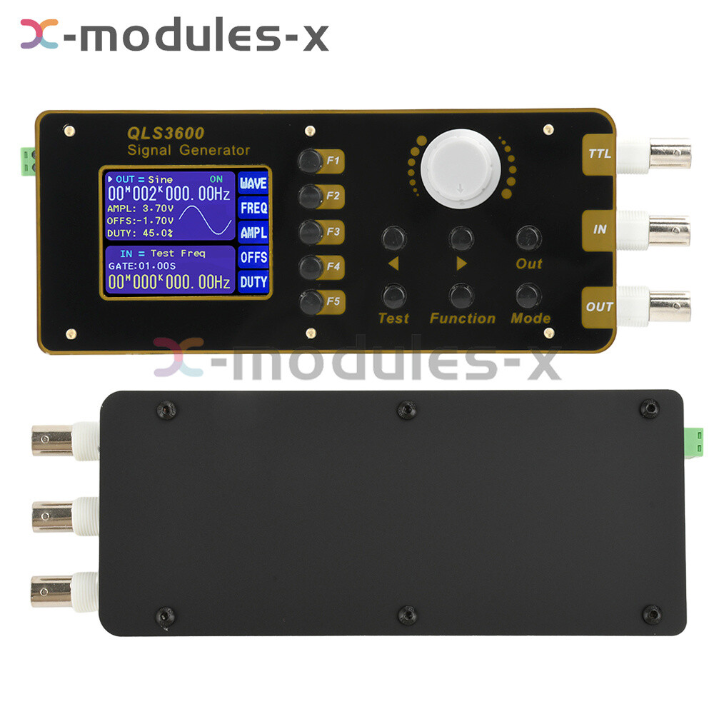 QLS3600S 2.4-in TFT Arbitrary Wave DDS Function Signal Generator/Frequency/Pulse