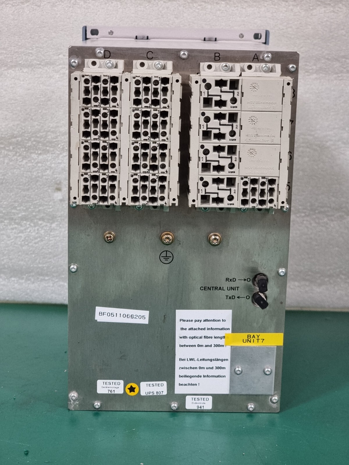 SIEMENS SIPROTEC 7SS52 BUSBAR PROTECTION