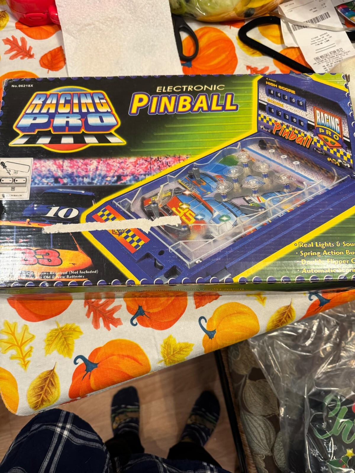 Racing Pro Pinball Machine – Vintage, New in Box