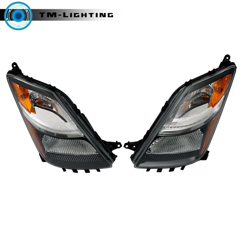 Right&Left Side Black Housing Halogen For Toyota Prius 2006-2008-2009 Headlights