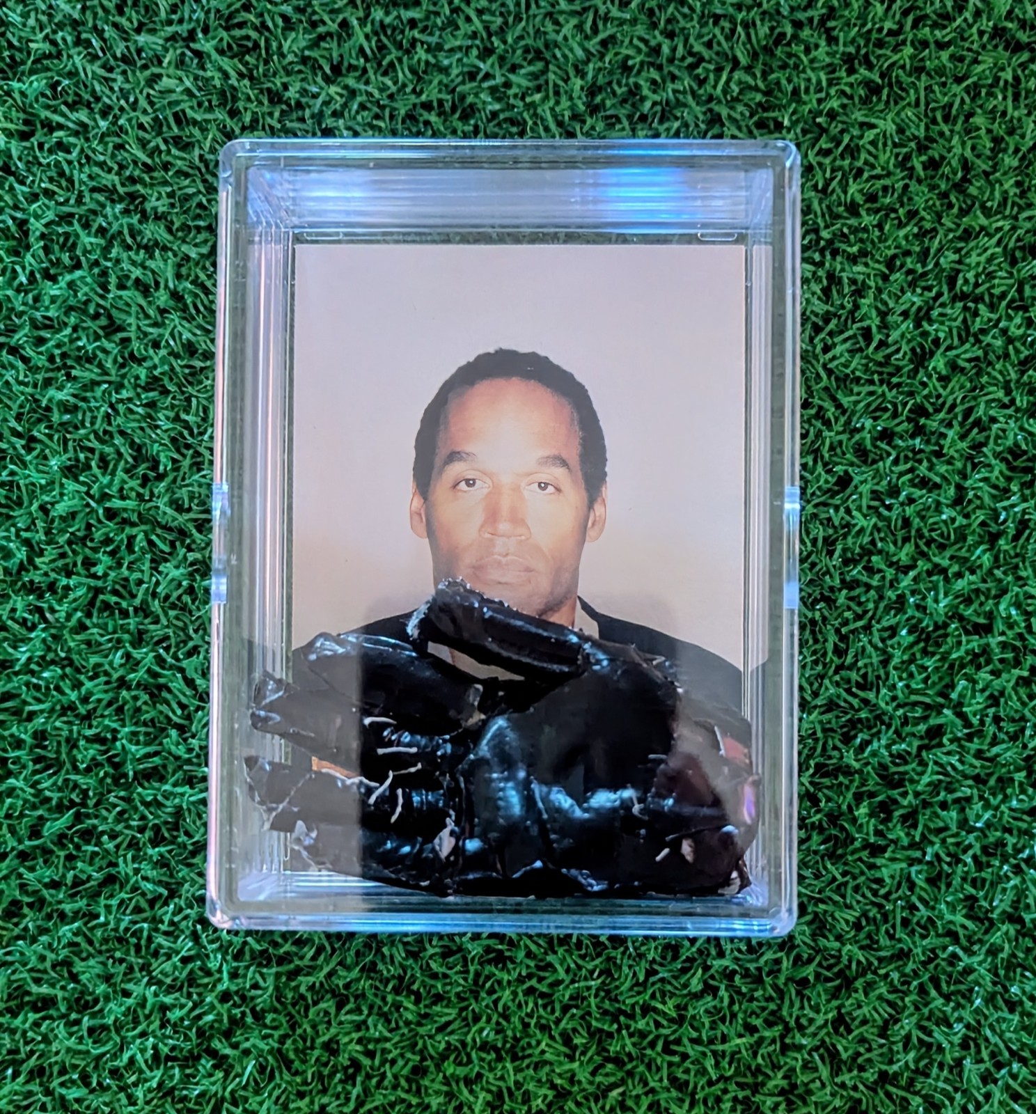 OJ Simpson Custom Drip Box With Black Glove Display Case