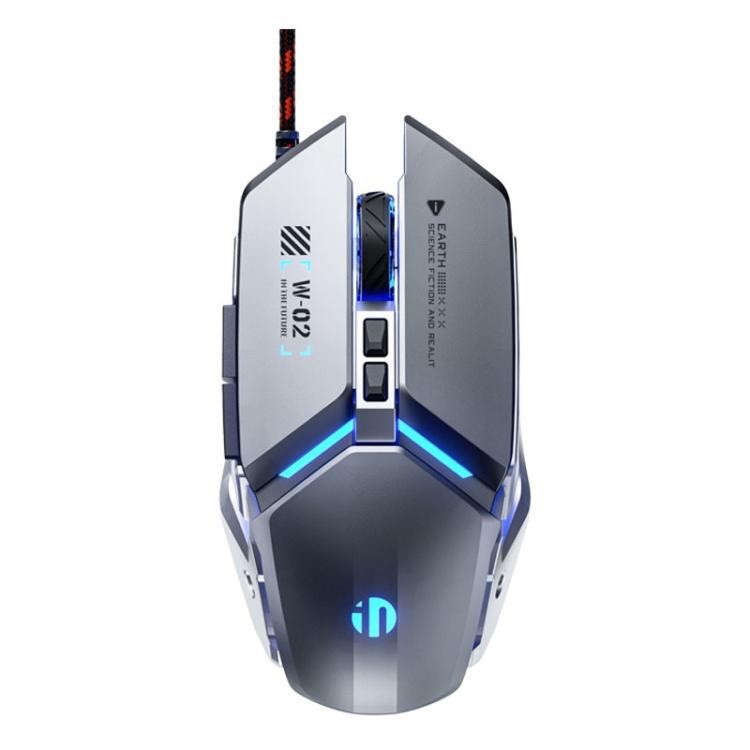 Inphic W-02 Wired Gaming Mouse USB Macro Programmable RGB Light
