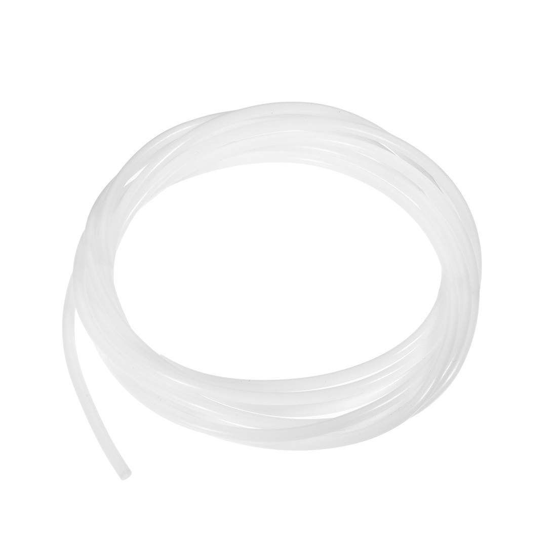 PTFE Tube 9.8Ft - ID 2mm x OD 4mm Fit 1.75 Filament for 3D Printer White