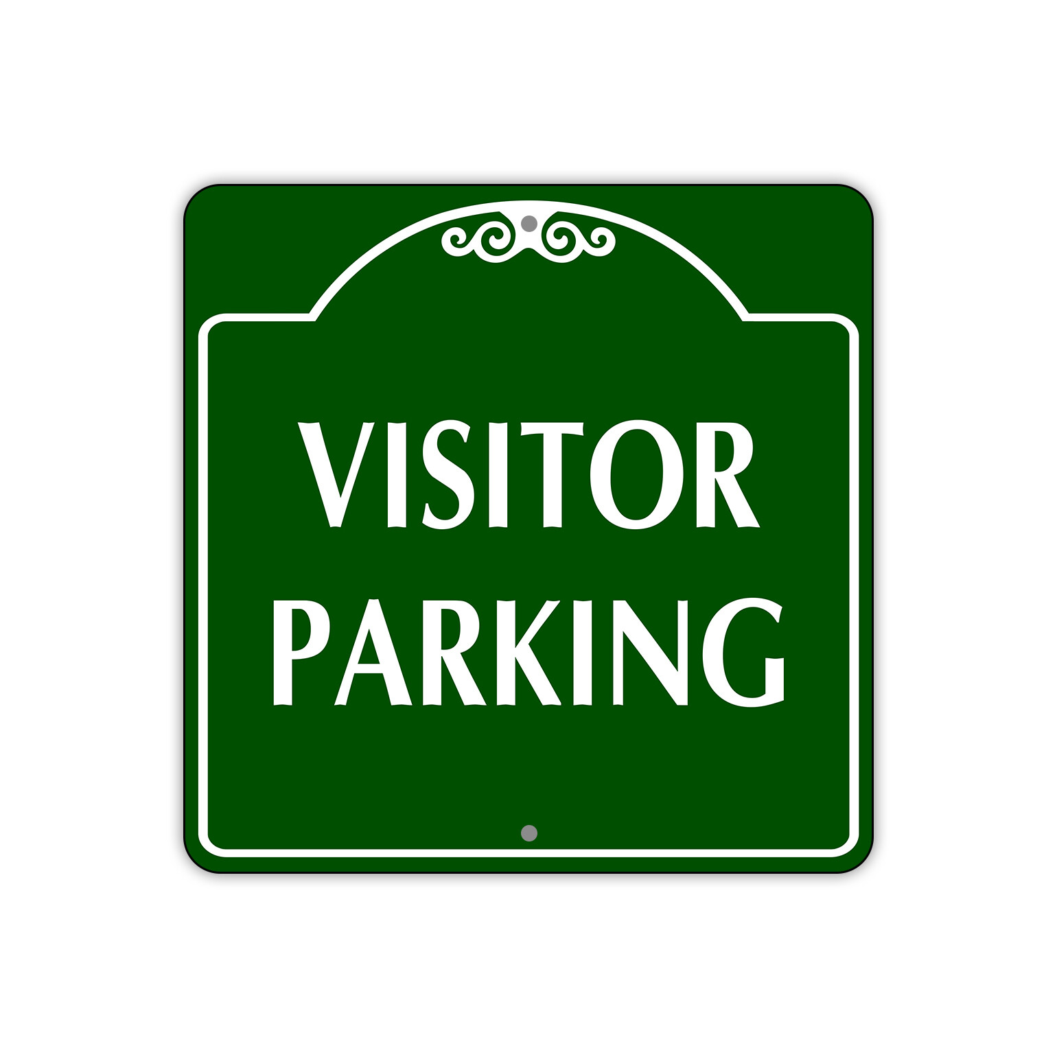 Visitor Parking Private Property Unique Novelty Aluminum Metal Sign 12"x12"