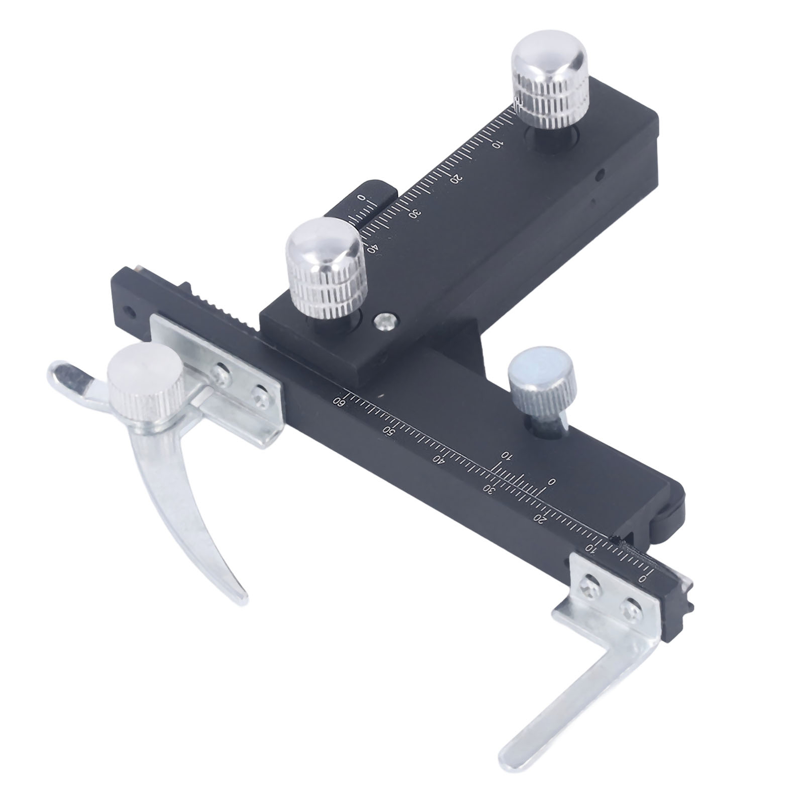 Microscope Movable Caliper Ruler Mechanical X-Y Movable Stage With Scale