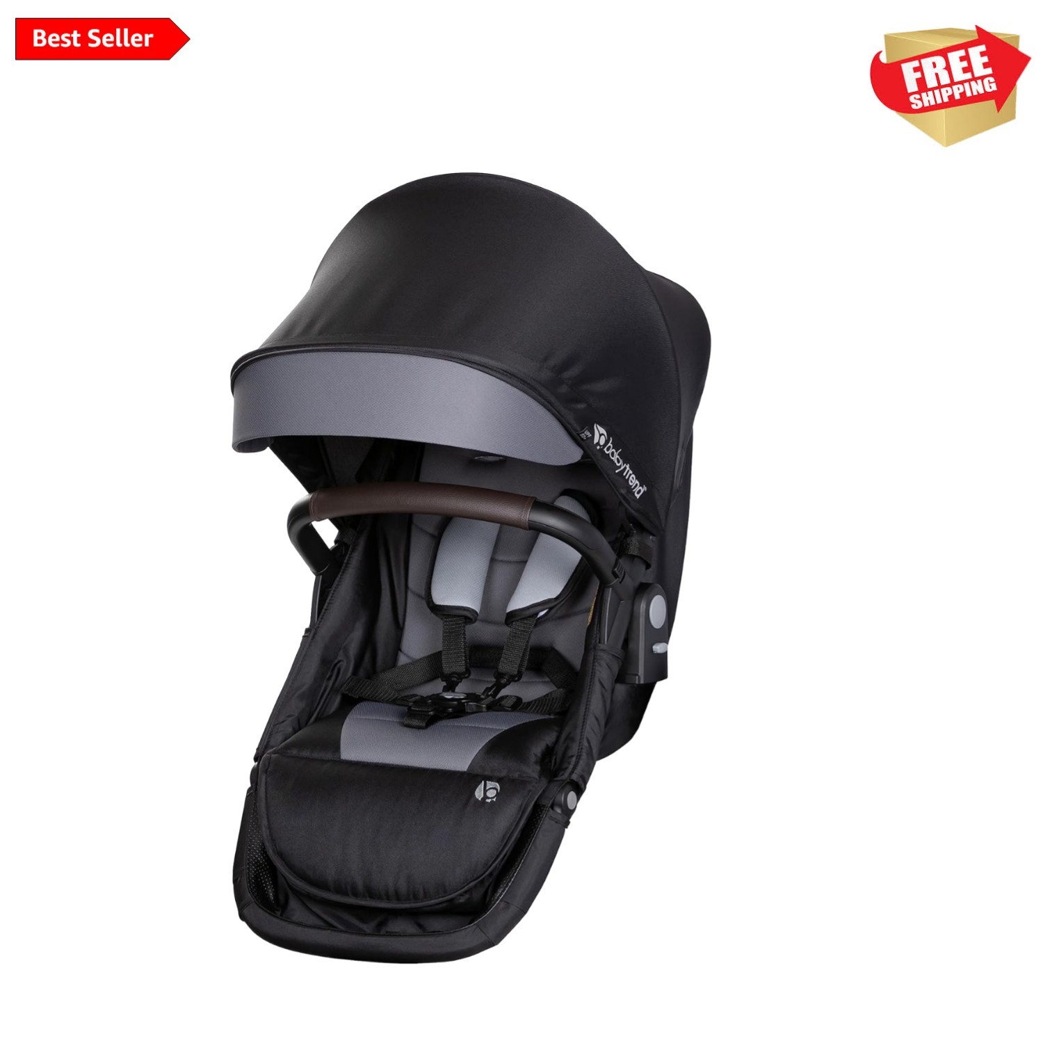 Transform Your Morph Stroller with Dash Black Second Seat - Kids Comfort First