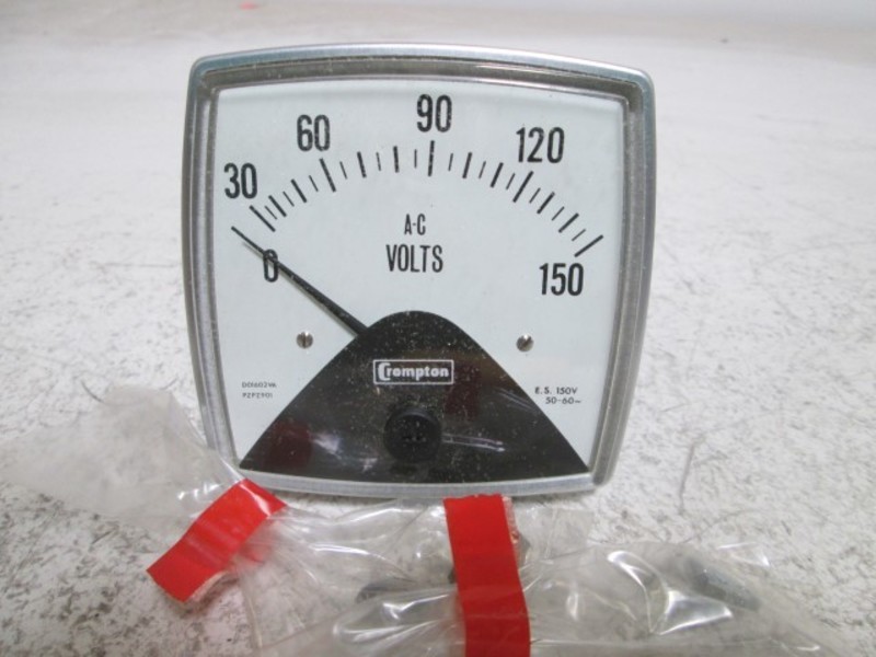 CROMPTON 016ACA-02VA-PZPZ PANEL METER 0-150 AC V NSMP