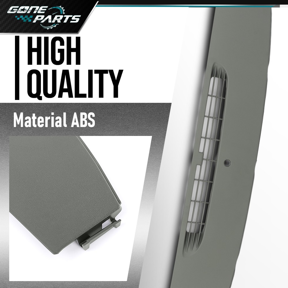 Gray Dash Defrost Vent Panel Fits 07-13 Chevy GMC Cadillac Escalade