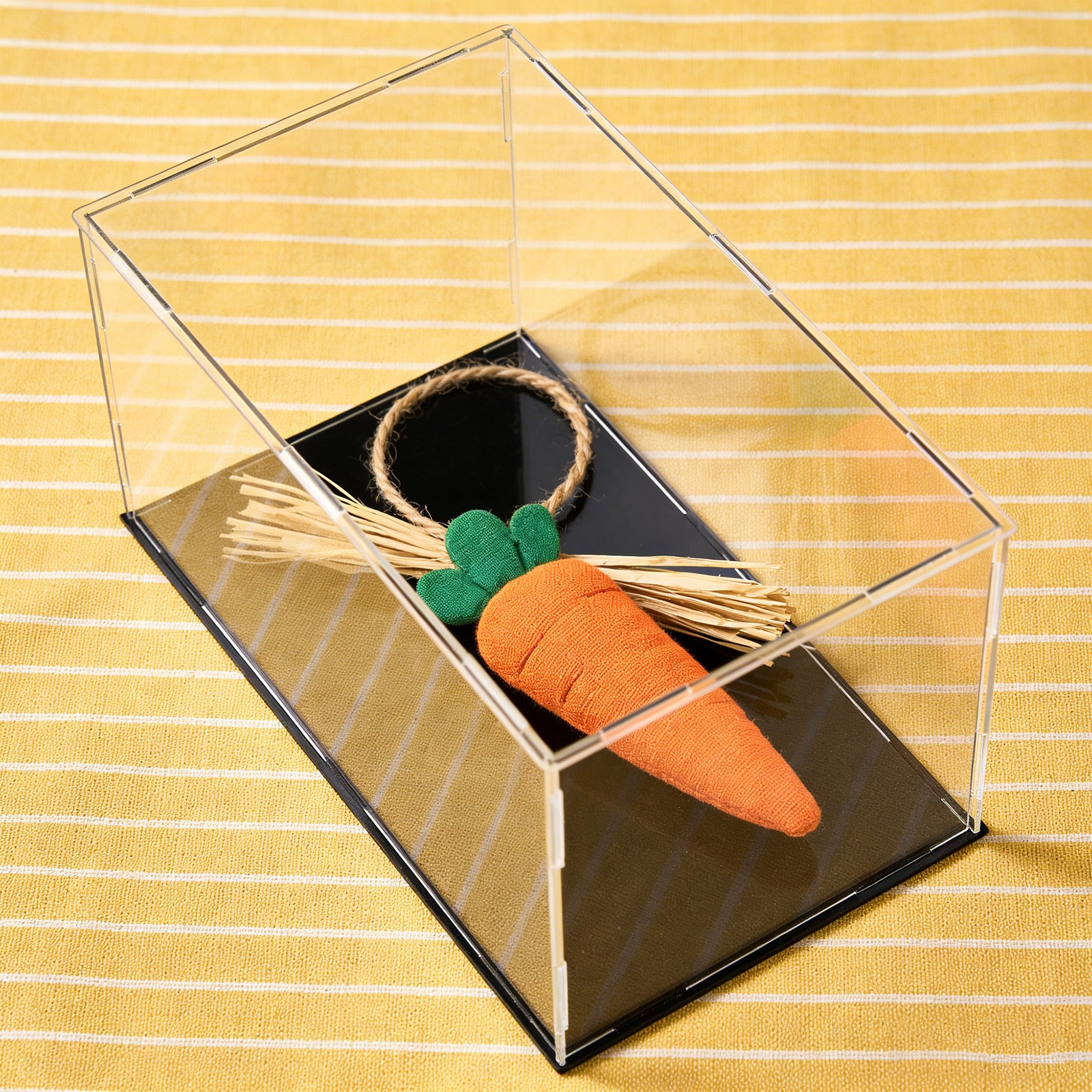 1Pcs Acrylic Clear Display Case Box Dustproof Protection Showcase 30x15x15cm