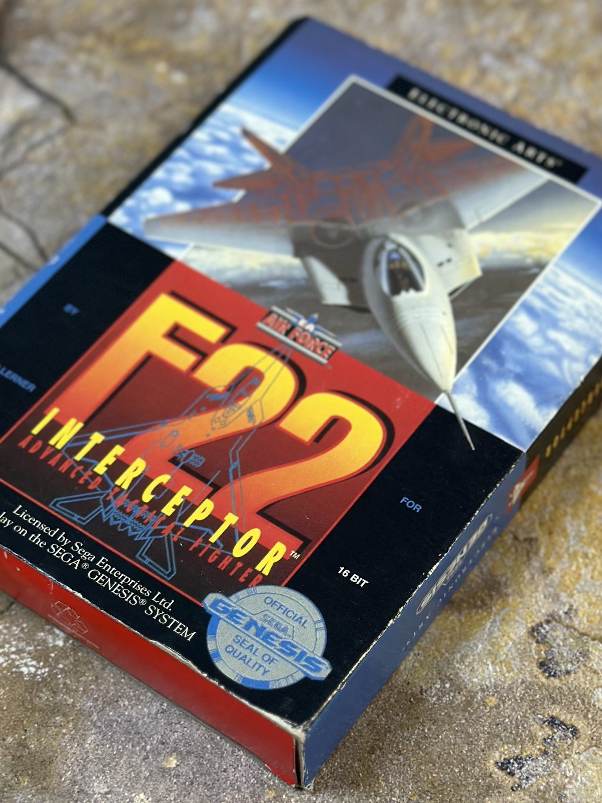 F22 Interceptor Box - Sega Genesis