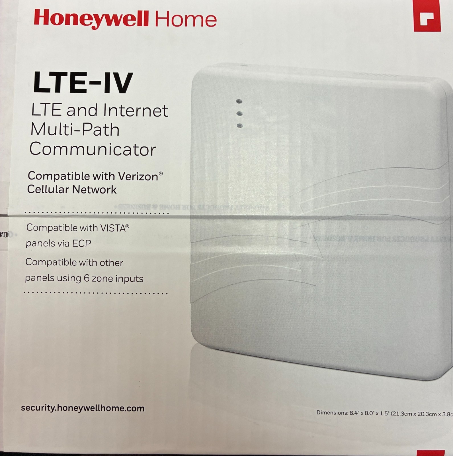 Honeywell LTE-IV Alarm Communicator Verizon LTE Internet Module