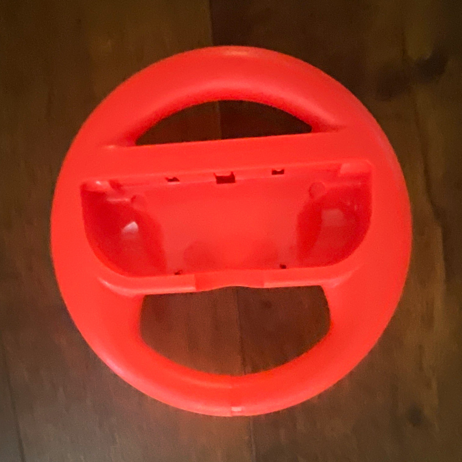 Joy-Con Wheel Grip Steering Wheel Attachment for Nintendo Switch Joy-Con, Red