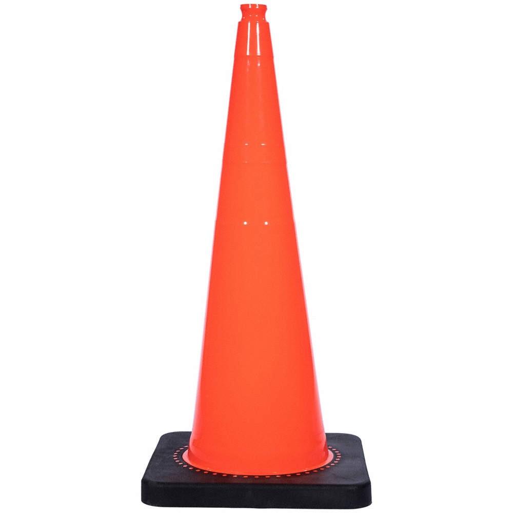 GRAINGER APPROVED RS90070CT Traffic Cone,12 lb.,Orange Cone Color 53WN76
