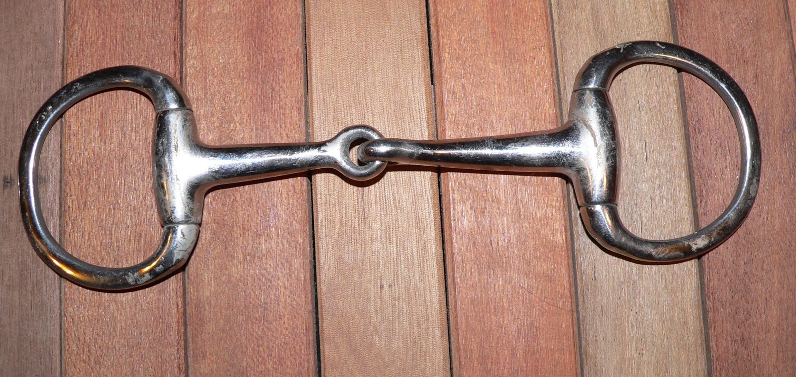 Eggbutt Snaffle Horse Bit 5" wide mouthpiece Solid Stainless Steel