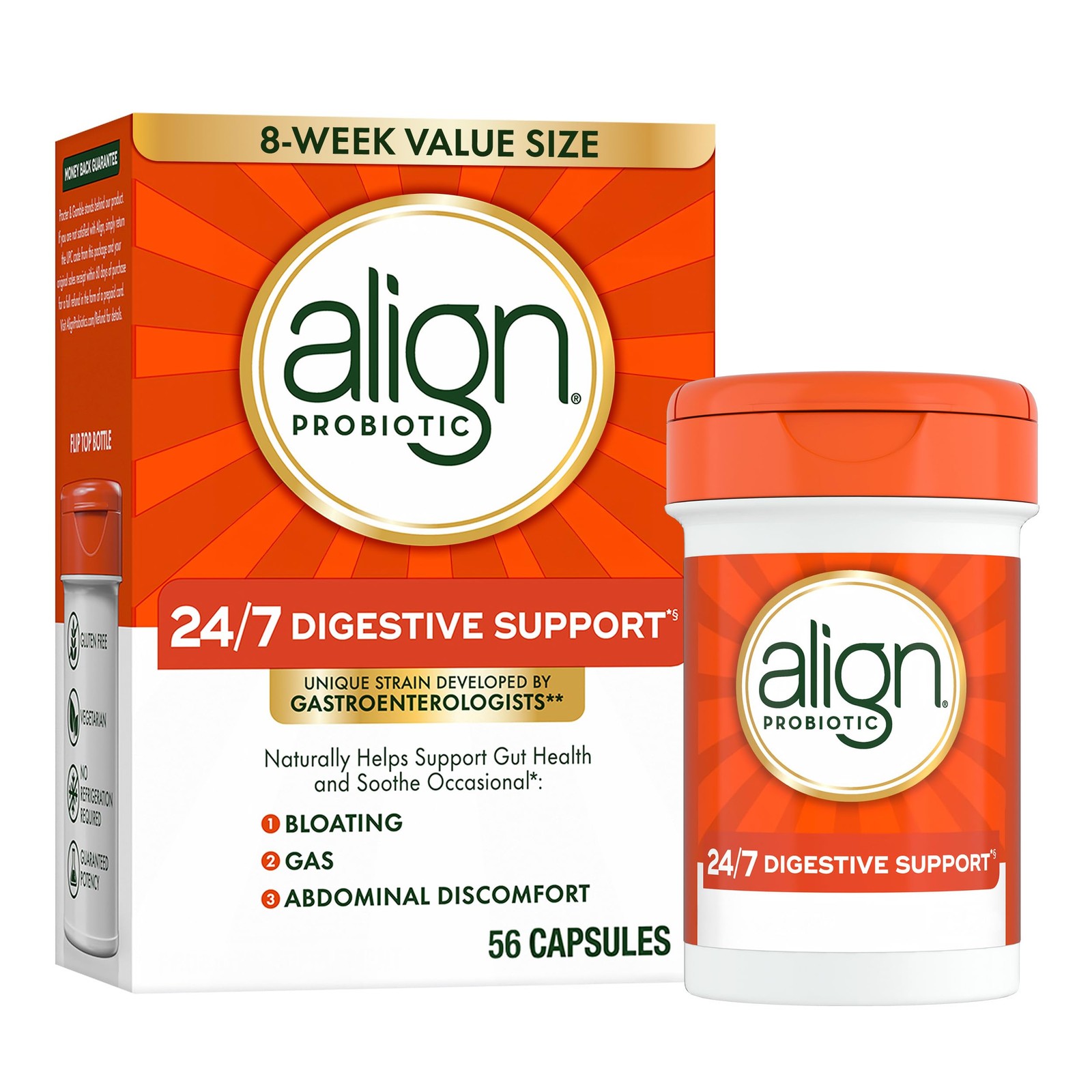 Probiotic, 24/7 Digestive Support*§, Probiotics for Women and Men, Probiotics...