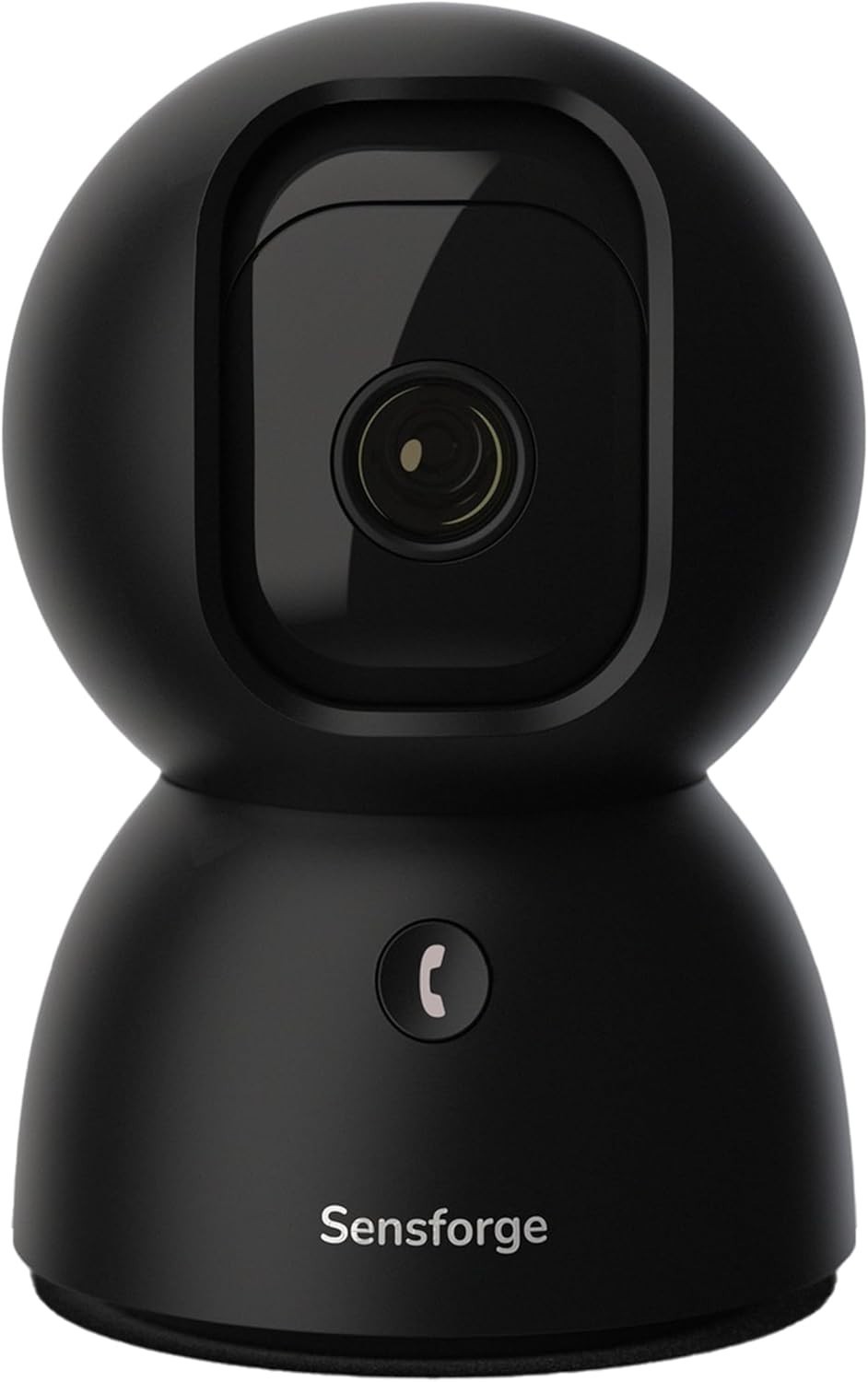 SensForge 2.5K 360° Pan-Tilt WiFi Security Camera, AI Detection, 64GB