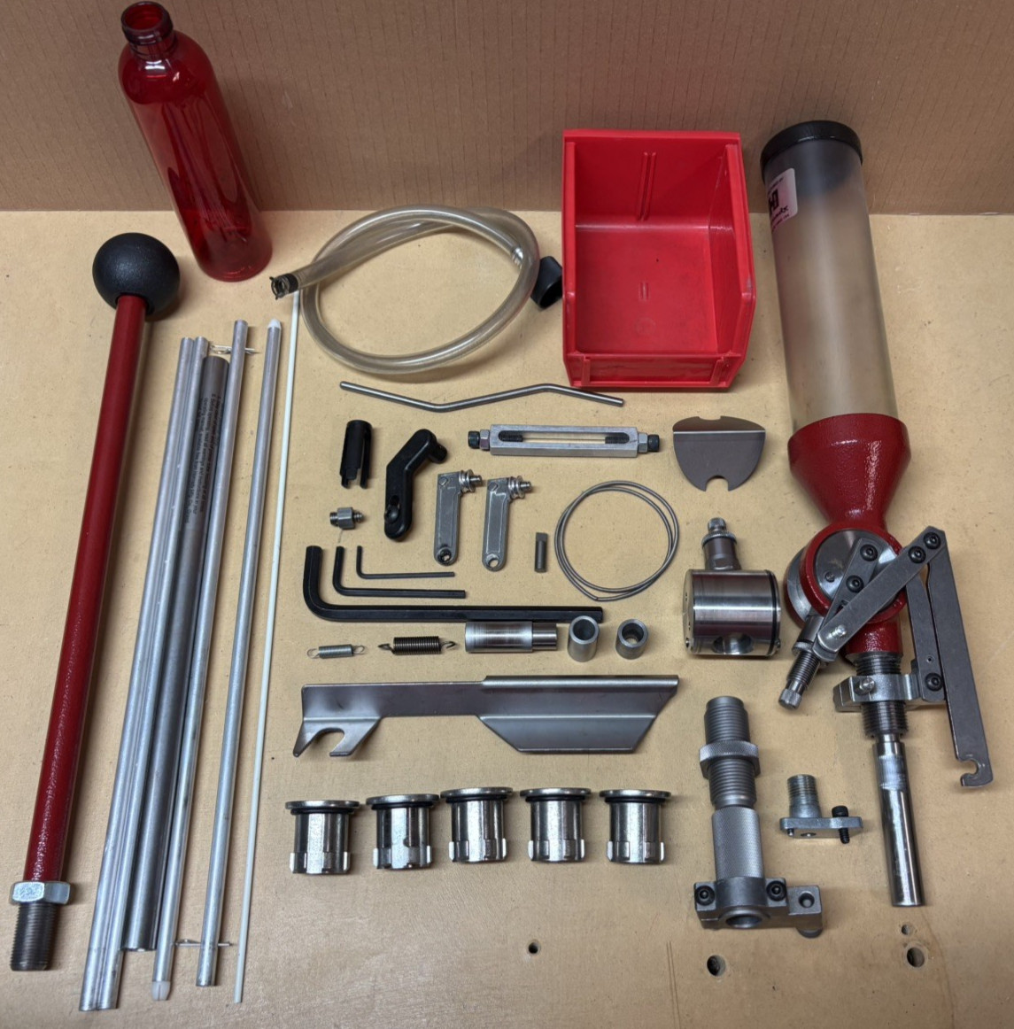 Hornady Lock-N-Load AP Loader Progressive Press + Shell Plates + Die Tool Nice