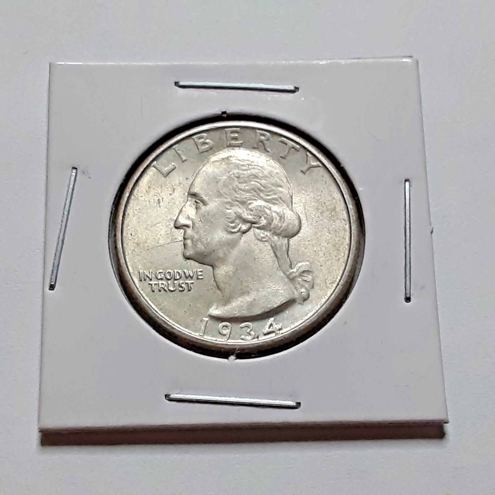 BU Condition 1934 P Silver Washington Quarter!!  Nice Coin!   J808