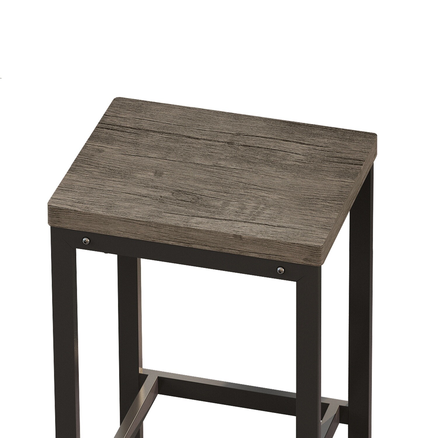 4 Piece Dining Table Set Table and 3 Stools Kitchen Breakfast Furniture US