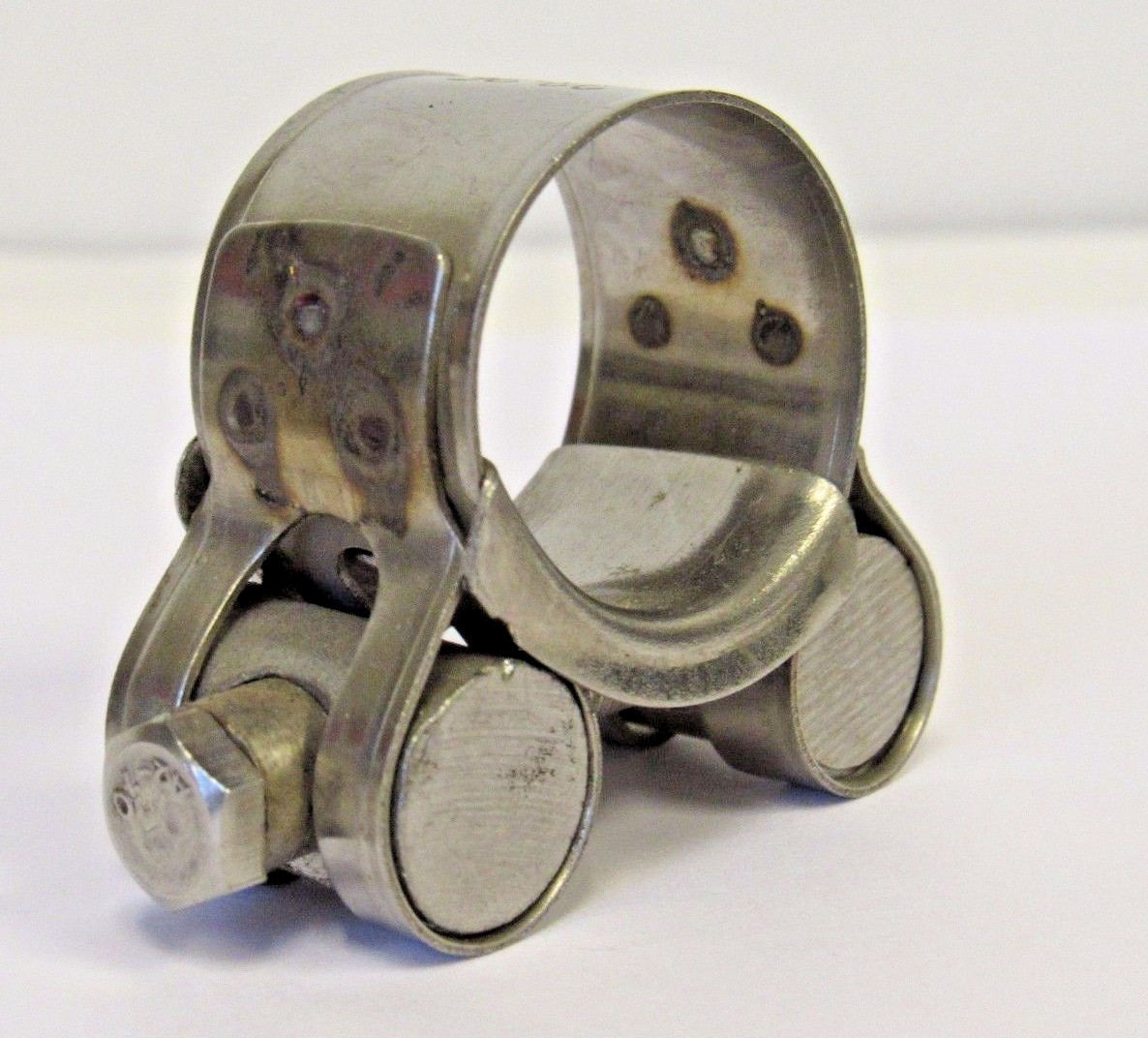 NEW (10) PK. 20-22 MM (.79-.87 IN) HD 304 STAINLESS STEEL T-BOLT HOSE CLAMP NIB
