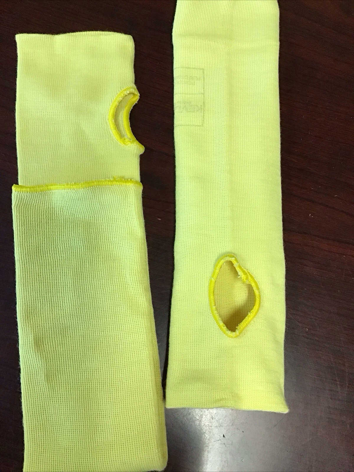 DuPont Made W/h Kevlar Safety Sleeves 2 Yellow Pairs