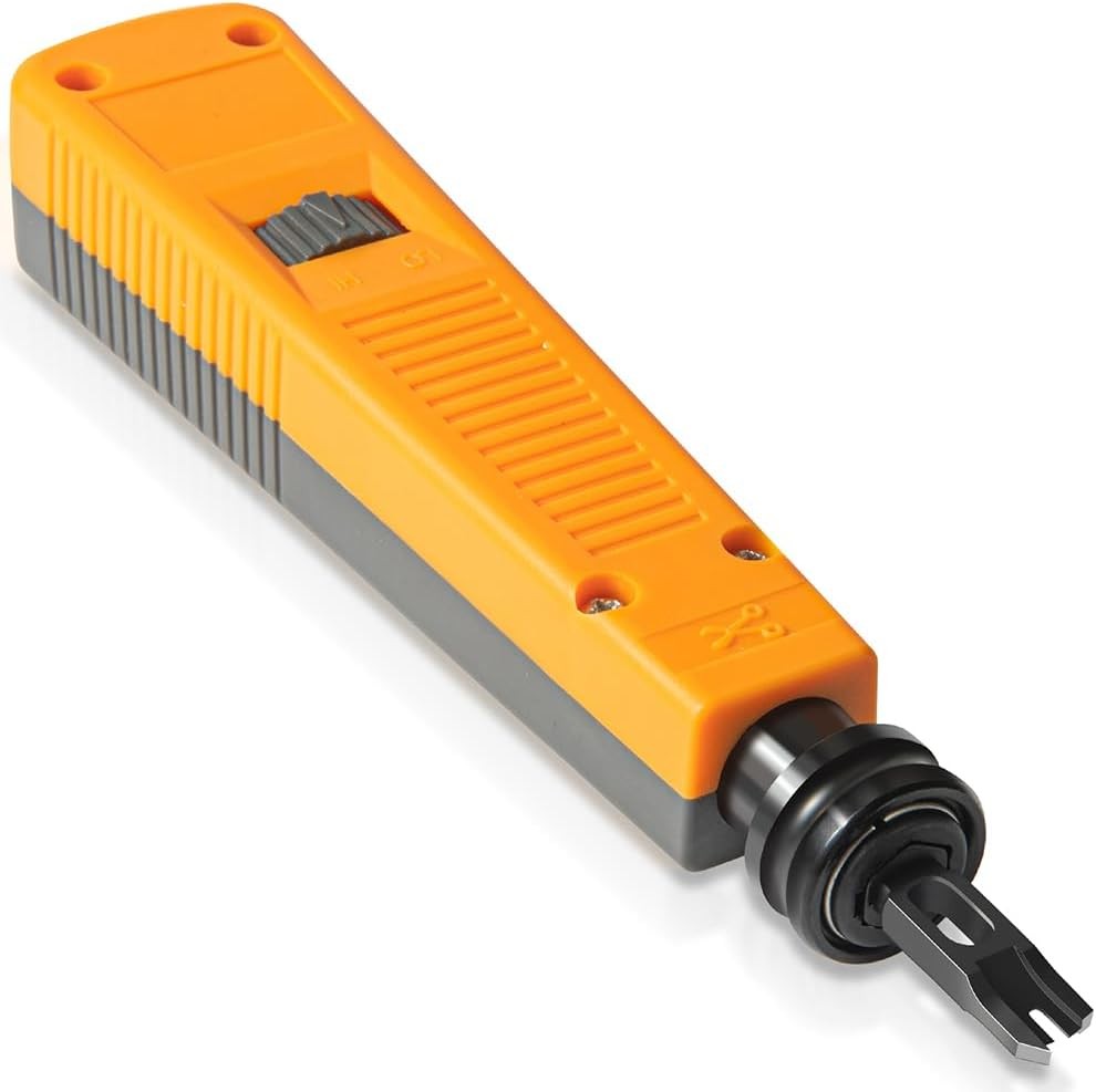 110 Punch Down Tool for Cat5/Cat6 RJ45 | Durable Ethernet Keystone Tool