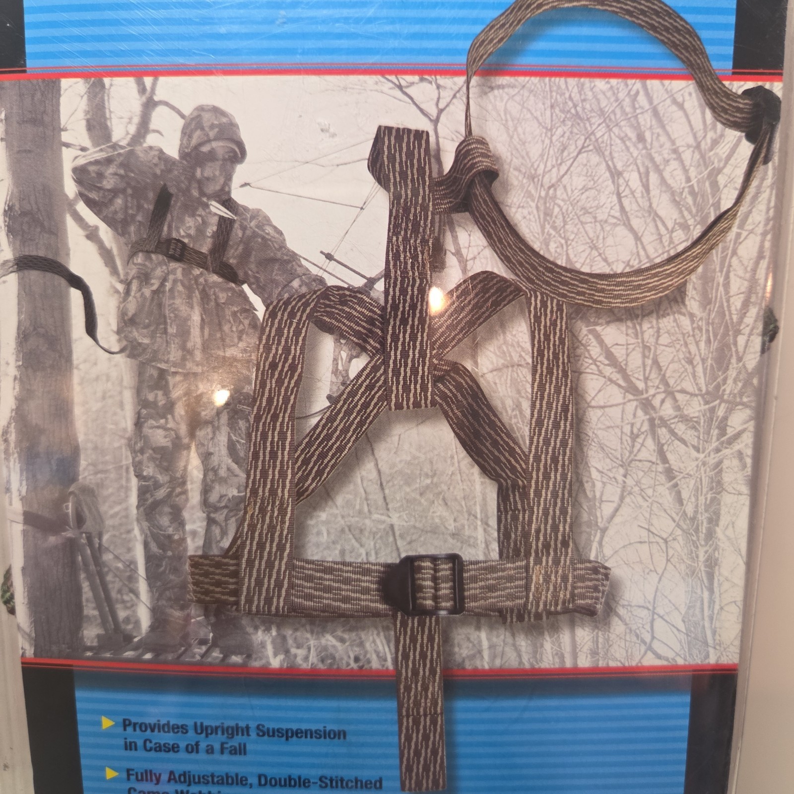 New Ameristep Camo Hunter Safety Harness Adjustable Quick Release #222