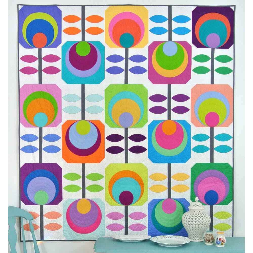 Swirly Girls Design Flower Power Quilt Pattern